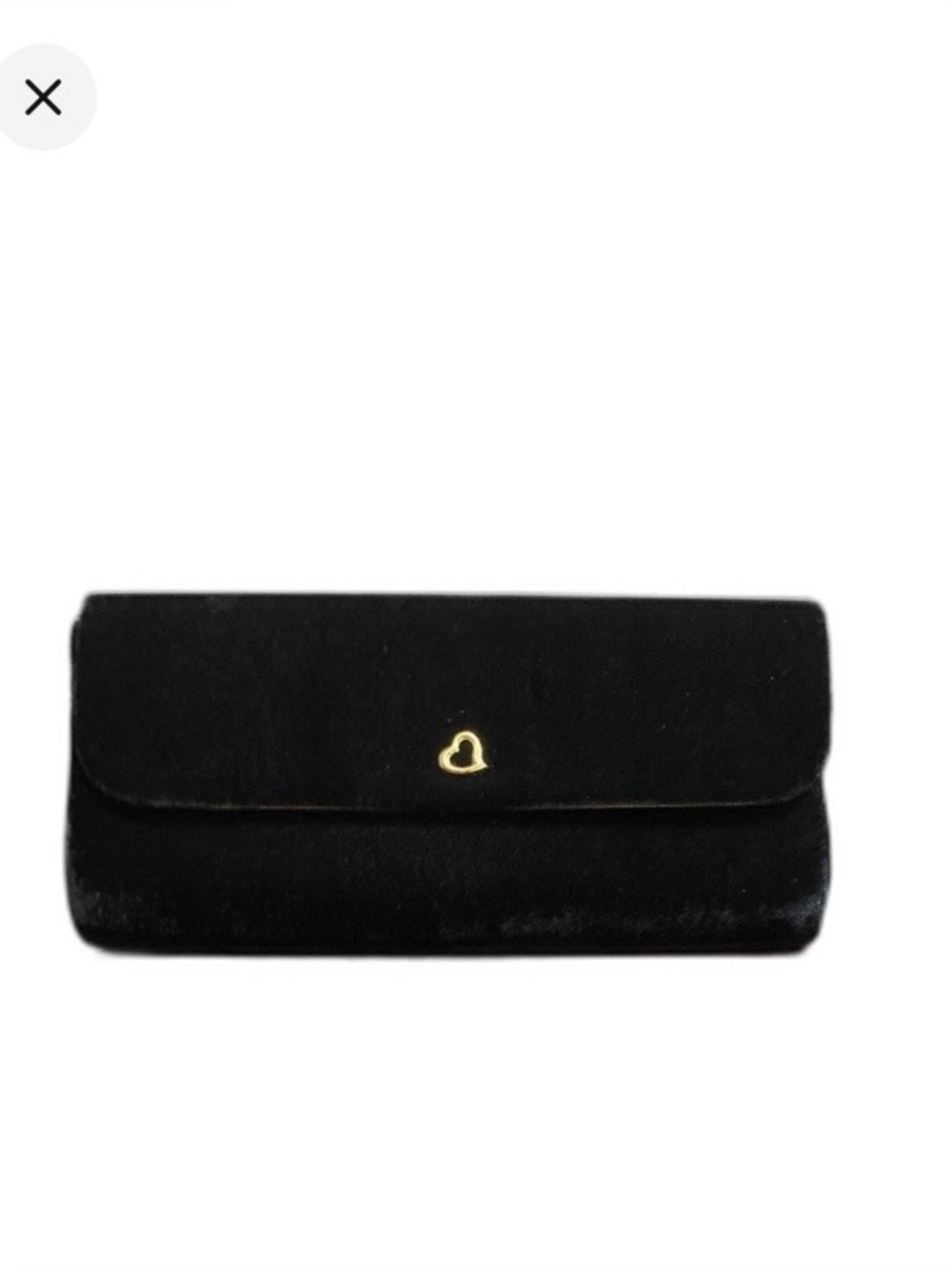Victoria’s Secret Vintage Black Velvet Clutch EUC